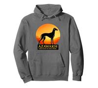 Azawakh Dog Silhouette Sunset Ancient Breed Pullover Hoodie