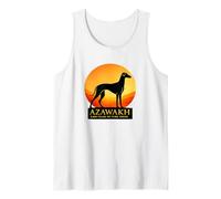 Azawakh Dog Silhouette Sunset Ancient Breed Tank Top