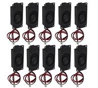 AZDelivery 10x DFplayer Mini 3 watt 8 ohm portable small speakers with JST-PH2.0 mm pin interface for electronic DIY projects including eBook