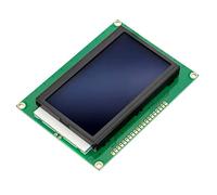 AZDelivery 12864 LCD Graphic Smart Display Controller Module 5V 128x64 Dots Matrix KS0108/KS0107 Blue Backlight Board compatible with Arduino Including E-Book!