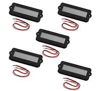 AZDelivery 12V LY6W Lead Acid Battery Capacity Digital LCD Display 12V/24V/36V/48V Lithium Li-ion Battery Status Meter Charge Indicator 8-63 V DC (Pack of 5) including E-Book!