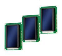 AZDelivery 3 x 12864 LCD Graphic Smart Display Controller Module 5V 128x64 Dots Graphic Matrix KS0108/KS0107 Blue Backlight Board compatible with Arduino Including E-Book! Including E-Book!