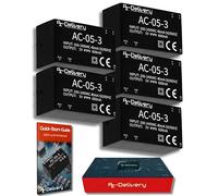 AZDelivery 3 x 220V to 5V Mini Power Supply Module compatible with Raspberry Pi