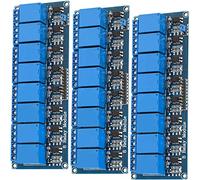 AZDelivery 3 x 8-Channel 5V Relay Module with Optocoupler Low Level Trigger compatible with Arduino Including E-Book!