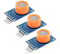 AZDelivery 3 x Alcohol Gas Sensor DC 5V MQ-3 with Signal Output Instructions Breath Gas Detection Board in Blue and Orange colours Ethanol Alcohol Vapor Detection