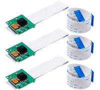 AZDelivery 3 x Raspberry Pi Camera Module 5MP + Raspberry Pi Flex Cable 100cm (40 Inches) including E-Book!