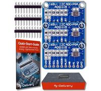 AZDelivery 3x ADS1115 ADC Analog to Digital Converter 16bit 4-Channel Module compatible with Arduino and Raspberry Pi including E-Book!