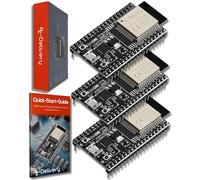 AZDelivery 3X ESP-32 Dev Kit C V4 Compatible with Arduino including an Ebook!