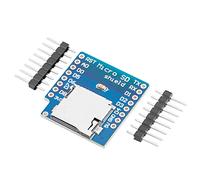 AZDelivery 5 x D1 Mini Micro SD TF Card Adapter Reader Module 8 Pin 3.3V SPI Interface Driver Module with Chip and Onboard Ultra-Low Dropout Regulator, Compatible with Arduino