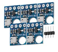 AZDelivery 5 x GY-68 BMP180 Digital Barometric Pressure Temperature and Altitude Sensor Module Board compatible with Arduino and Raspberry Pi including E-Book!