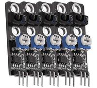 AZDelivery 5 x KY-033 Line Follower TCRT5000 Line Tracking Sensor Module compatible with Arduino Including E-Book!