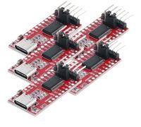 AZDelivery 5 x USB-C to TTL Serial Adapter for 3.3 V and 5 V Compatible with FT232RL Compatible with Arduino Includes E-Book