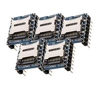 AZDelivery 5 x WTV020 Audio Module MP3 Player With MicroSD Card Reader compatible with Arduino Including E-Book!