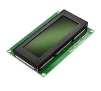 AZDelivery Compatible with HD44780 2004 4x20 Serial LCD Black Character Green Backlight Display Board 3.3V 5V Compatible with Arduino and Raspberry Pi Including E-book!