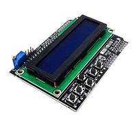 AZDelivery Compatible with HD44780 LCD Keypad Shield 16x2 LCD1602 Expansion Board Module Display IIC 5V compatible with Arduino Including E-Book!