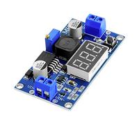 AZDelivery Compatible with LM2596S LM2596 DC-DC 3 Digit Voltmeter Display 3.3V 24V Step-down Module, with Digital Display, including E-Book!