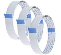 AZDelivery Flex Ribbon Cable 100 cm (40 inches) FFC Ribbon Flex Extension Cable compatible with Raspberry Pi Camera Module/Display including E-Book! (Pack of 3)