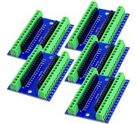 AZDelivery Nano V3.0 Terminal Adapter Board Expansion with Screw Terminals Module Board compatible with Arduino including E-Book! (Pack of 5)