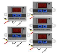 AZDelivery XH-W3001 DC 12V 120W Digital LED Temperature Controller Module, Mini Thermostat Switch Waterproof Sensor Probe, including E-Book! (Pack of 5)