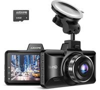 AZDOME Dash Cam Car Camera FHD 1080P with Night Vision, 3 Inch IPS Screen, Wide