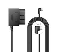 AZDOME Type C OBD Hardwire Kit Power Cable Dash Cam, Support Parking Mode, 11FT 12V-24V to 5V for Car Camera with Type C Port, Low Voltage Protection
