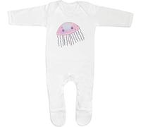 Azeeda 0-3 Month 'Cute Jelly Fish' Baby Romper Jumpsuit/Sleep Suit (SS00086631)