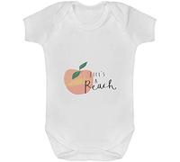 Azeeda 0-3 Month 'Life's A Peach' Baby Grow/Bodysuit (GR00057664)