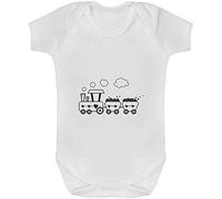 Azeeda 0-3 Month 'Love Train' Baby Grow/Bodysuit (GR00025057)