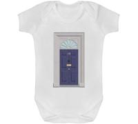Azeeda 0-3 Month 'No. 10 Downing Street Door' Baby Grow/Bodysuit (GR00136660)