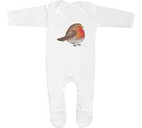 Azeeda 0-3 Month 'Robin' Baby Romper Jumpsuit/Sleep Suit (SS00035227)