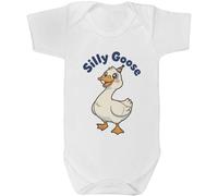 Azeeda 0-3 Month 'Silly Goose' Baby Grow/Bodysuit (GR00180244)