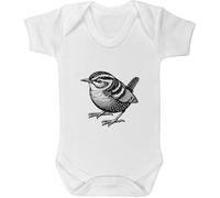 Azeeda 0-3 Month 'Wren Bird' Baby Grow/Bodysuit (GR00139236)