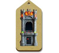 Azeeda 10 x 'Castle Themed Arcade Machine' 66mm x 34mm Gift Tags (TG00161617)