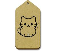Azeeda 10 x 'Chibi Cat' 66mm x 34mm Gift Tags (TG00152088)
