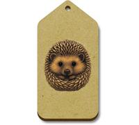 Azeeda 10 x 'Cute Curled-Up Hedgehog with Spikes' 66mm x 34mm Gift Tags (TG00146580)