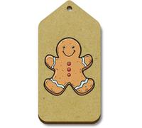 Azeeda 10 x 'Gingerbread Man' 66mm x 34mm Gift Tags (TG00152346)