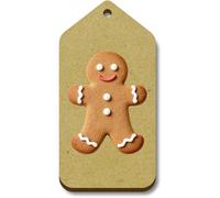 Azeeda 10 x 'Gingerbread Man' 66mm x 34mm Gift Tags (TG00157252)