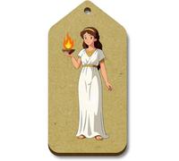 Azeeda 10 x 'Greek Goddess Hestia' 66mm x 34mm Gift Tags (TG00155934)
