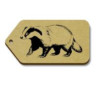 Azeeda 10 x 'Honey Badger' 66mm x 34mm Gift Tags (TG00154293)