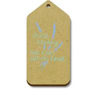 Azeeda 10 x 'Just Today We Can All Do That' 66mm x 34mm Gift Tags (TG00147805)
