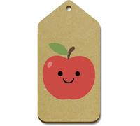 Azeeda 10 x Large 'Adam The Apple' Wooden Gift Tags (TG00151665)