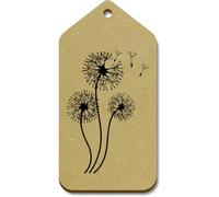 Azeeda 10 x Large 'Dandelion Clocks' Wooden Gift Tags (TG00097346)