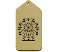 Azeeda 10 x Large 'Ferris Wheel' Wooden Gift Tags (TG00153672)