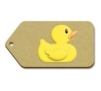 Azeeda 10 x Large 'Rubber Duck' Wooden Gift Tags (TG00116439)