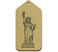 Azeeda 10 x Large 'Statue of Liberty' Wooden Gift Tags (TG00155191)
