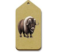 Azeeda 10 x 'Musk Ox' 66mm x 34mm Gift Tags (TG00156315)