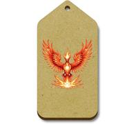 Azeeda 10 x 'Phoenix Rising from Flames' 66mm x 34mm Gift Tags (TG00153993)
