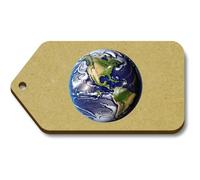 Azeeda 10 x 'Planet Earth' 66mm x 34mm Gift Tags (TG00152956)