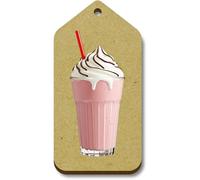 Azeeda 10 x 'Strawberry Milkshake' 66mm x 34mm Gift Tags (TG00154876)