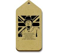 Azeeda 10 x 'We Shall Never Surrender' 66mm x 34mm Gift Tags (TG00157030)